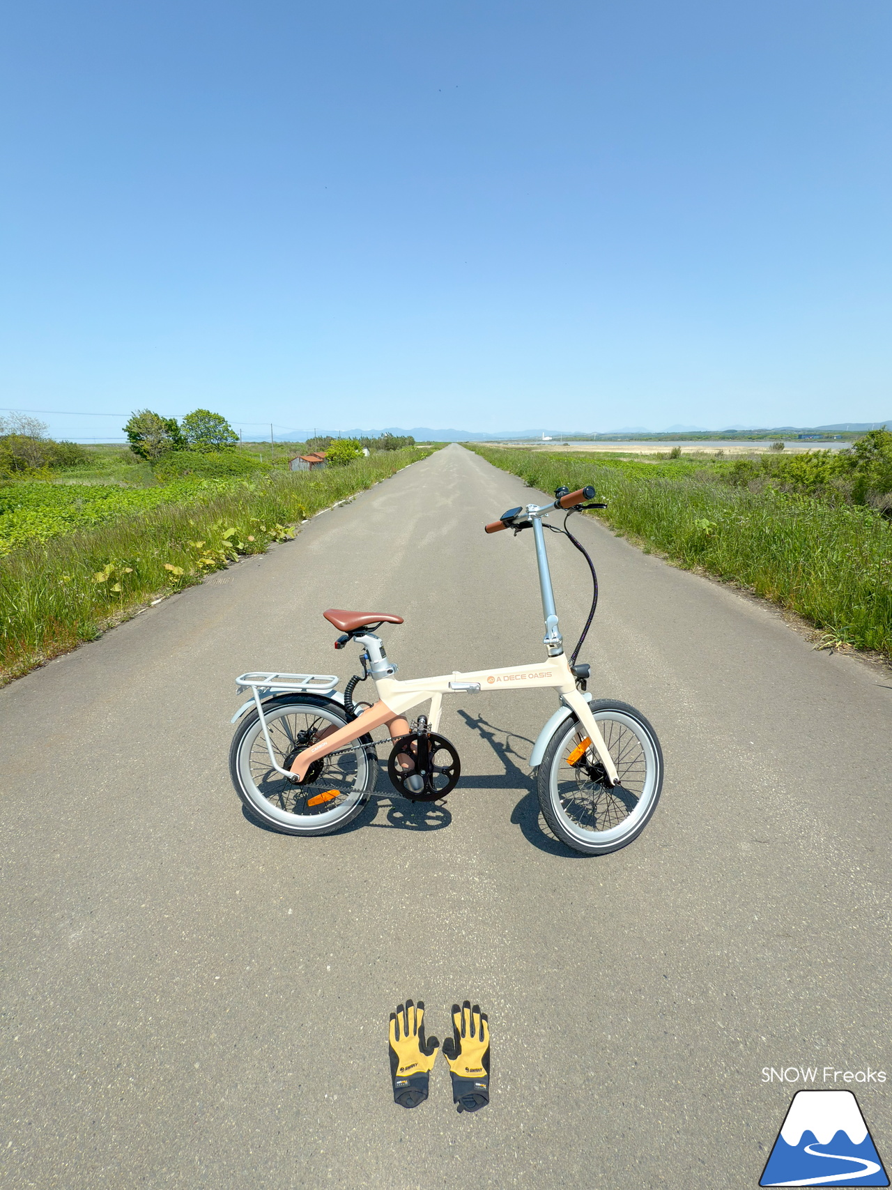 電動アシスト自転車『ADO Air Carbon』に乗って、札幌近郊をのんびりサイクリング♪